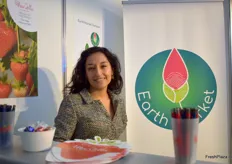 Katherine Ranouil from Earth Market SA from Switzerland. Earth Market is a variety developer and distributor of young plants.